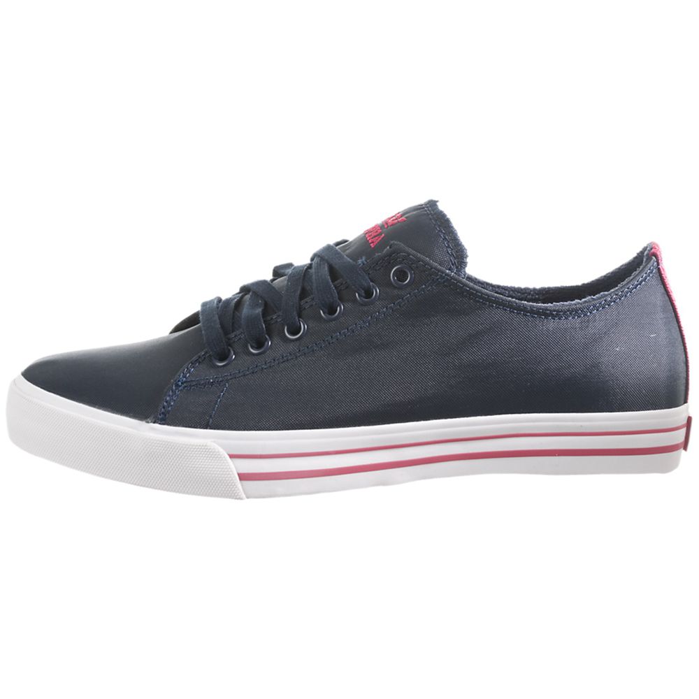 Baskets Basses Supra Thunder Low Bleu Marine Navy Nylon/Magenta Homme | CGA-66789711